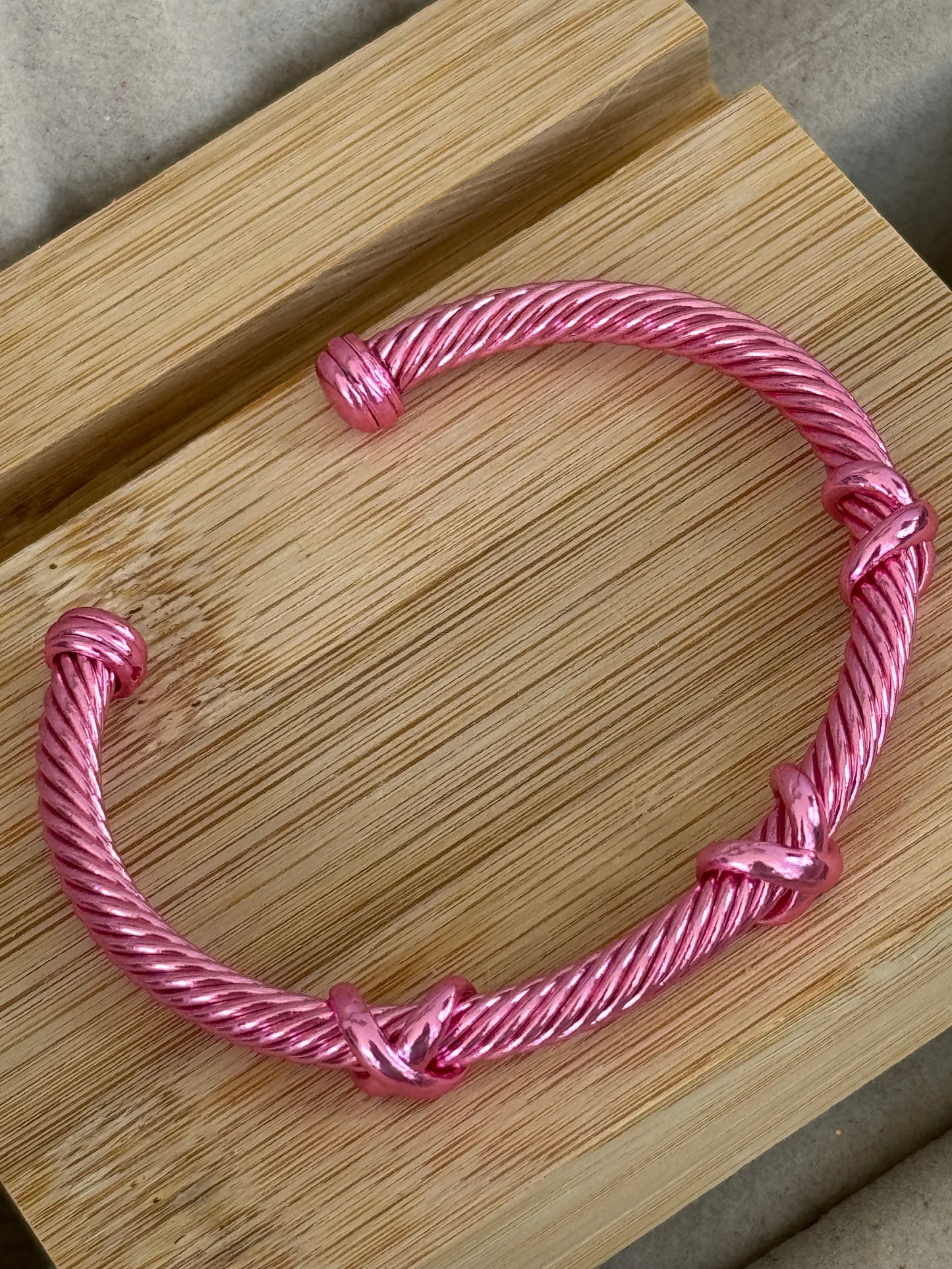 X Pink Bracelet